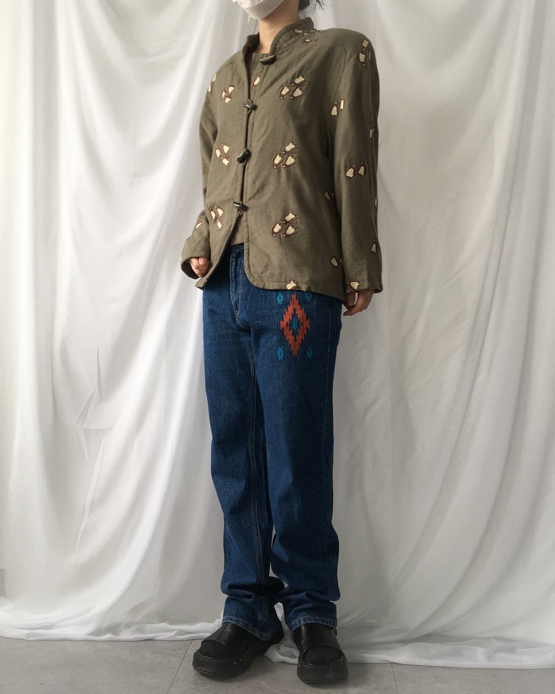 Penguin pattern jacket 상품이미지8