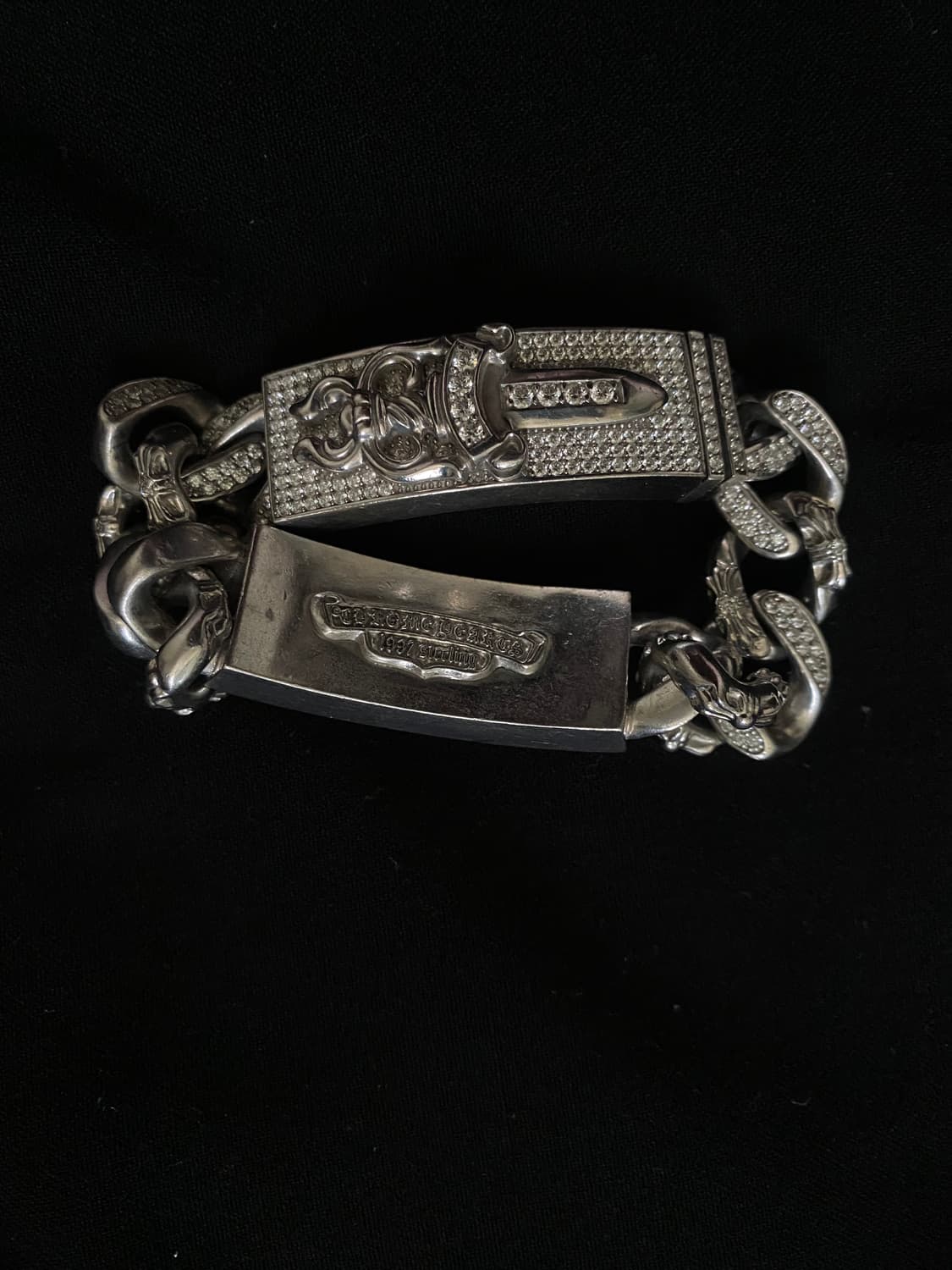 크롬하츠 모이사 풀 파베 대거ID팔찌 상품이미지5