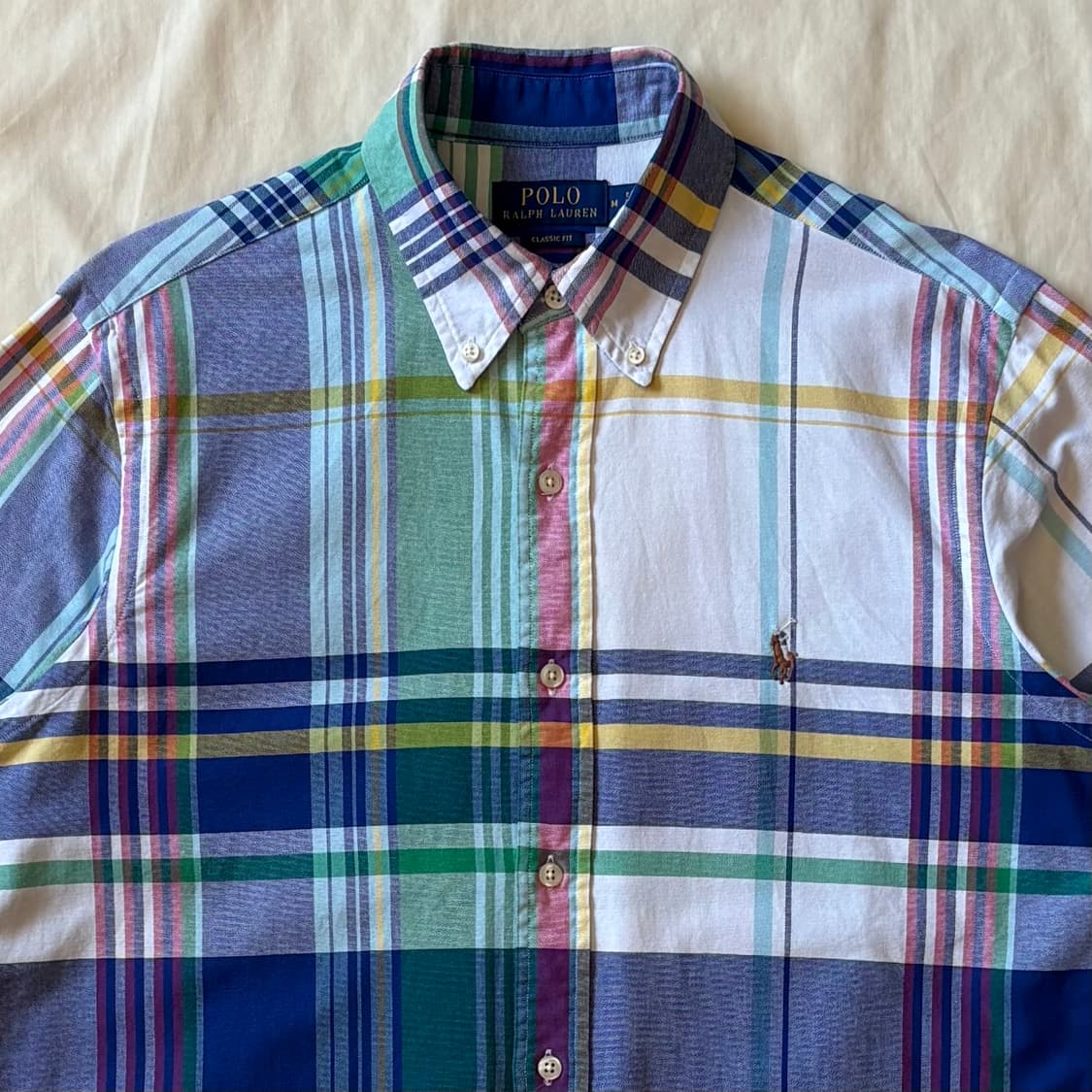 [M/100] 신형 폴로 랄프로렌 Oxford 체크 클래식 핏 셔츠 상품이미지2