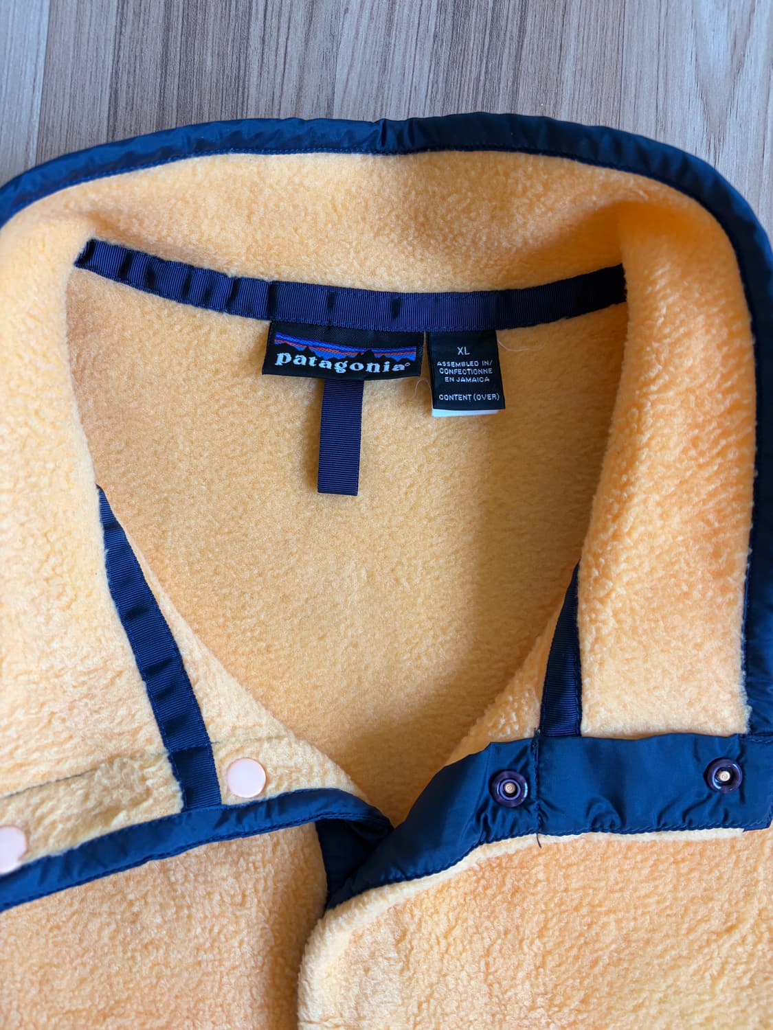 90s 파타고니아 신칠라 눈없는로고 옐로우 xl 상품이미지3