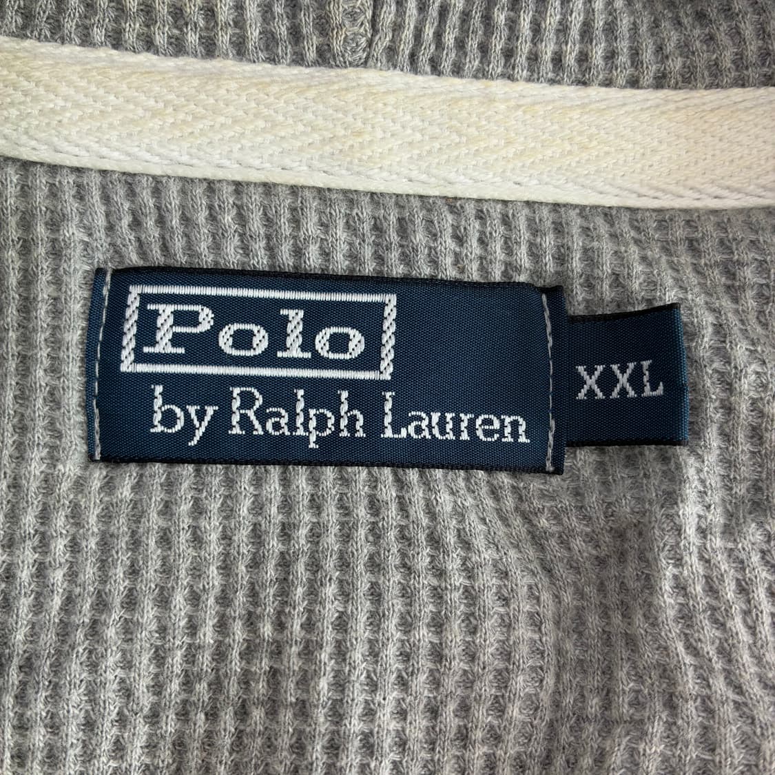 Polo 폴로 랄프로렌 00's 멜란지 그레이 2-way써멀 후드집업 상품이미지5