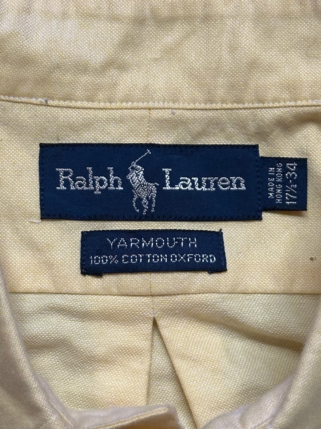 (XL)폴로 랄프로렌 옐로우 셔츠 팝니다 상품이미지2