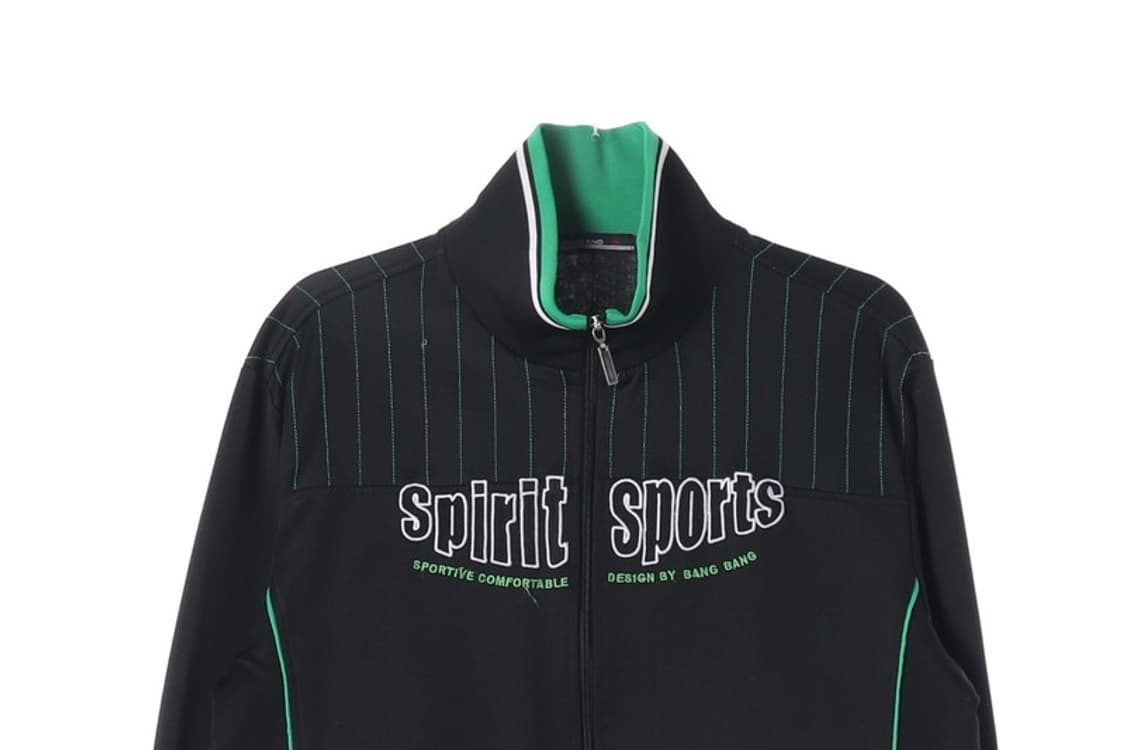 뱅뱅 Spirit Sports 빈티지 그린 라인 트랙탑 105 상품이미지3