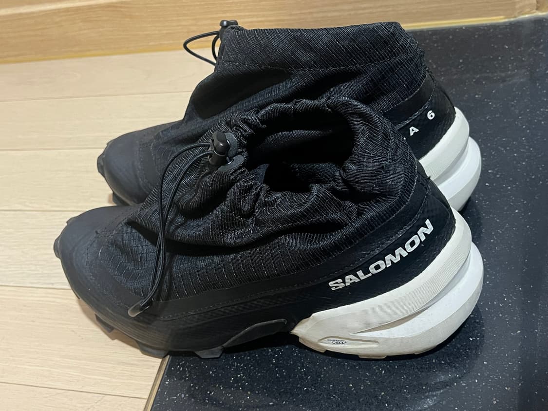 살로몬 x MM6 메종 마르지엘라 크로스 로우 블랙 250 상품이미지3