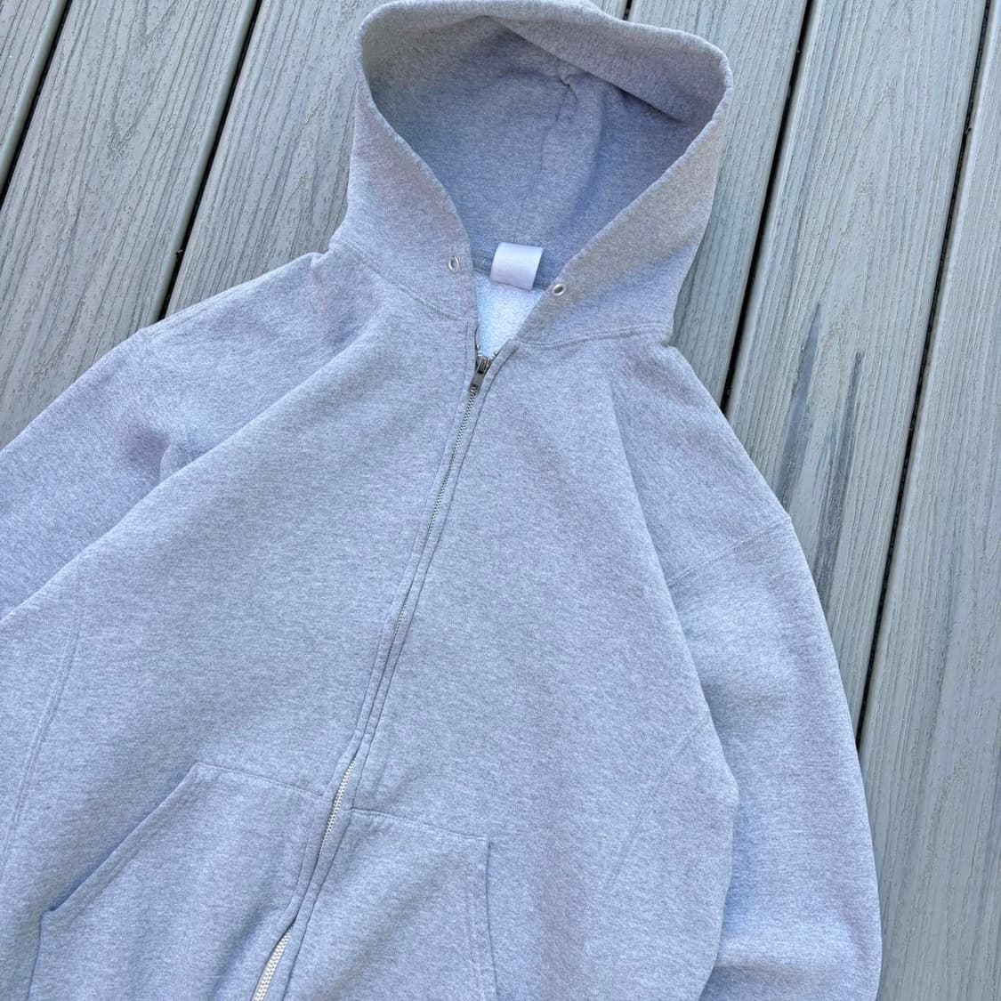 러셀 애슬레틱 스웻 후드집업 그레이 상품이미지2