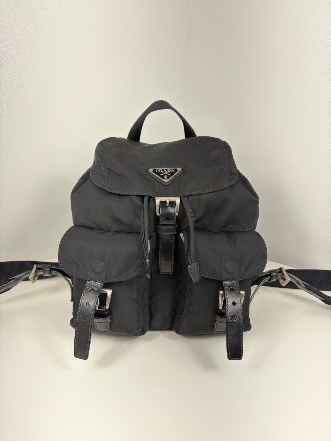 프라다 나일론 투포켓 스몰 백팩 상품이미지1