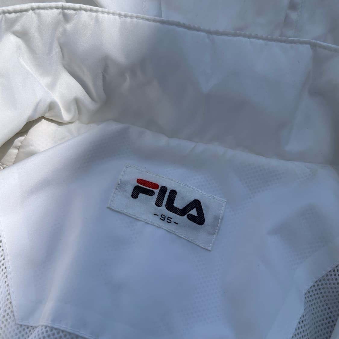 휠라 화이트 Biella Italia 바람막이 자켓 상품이미지9