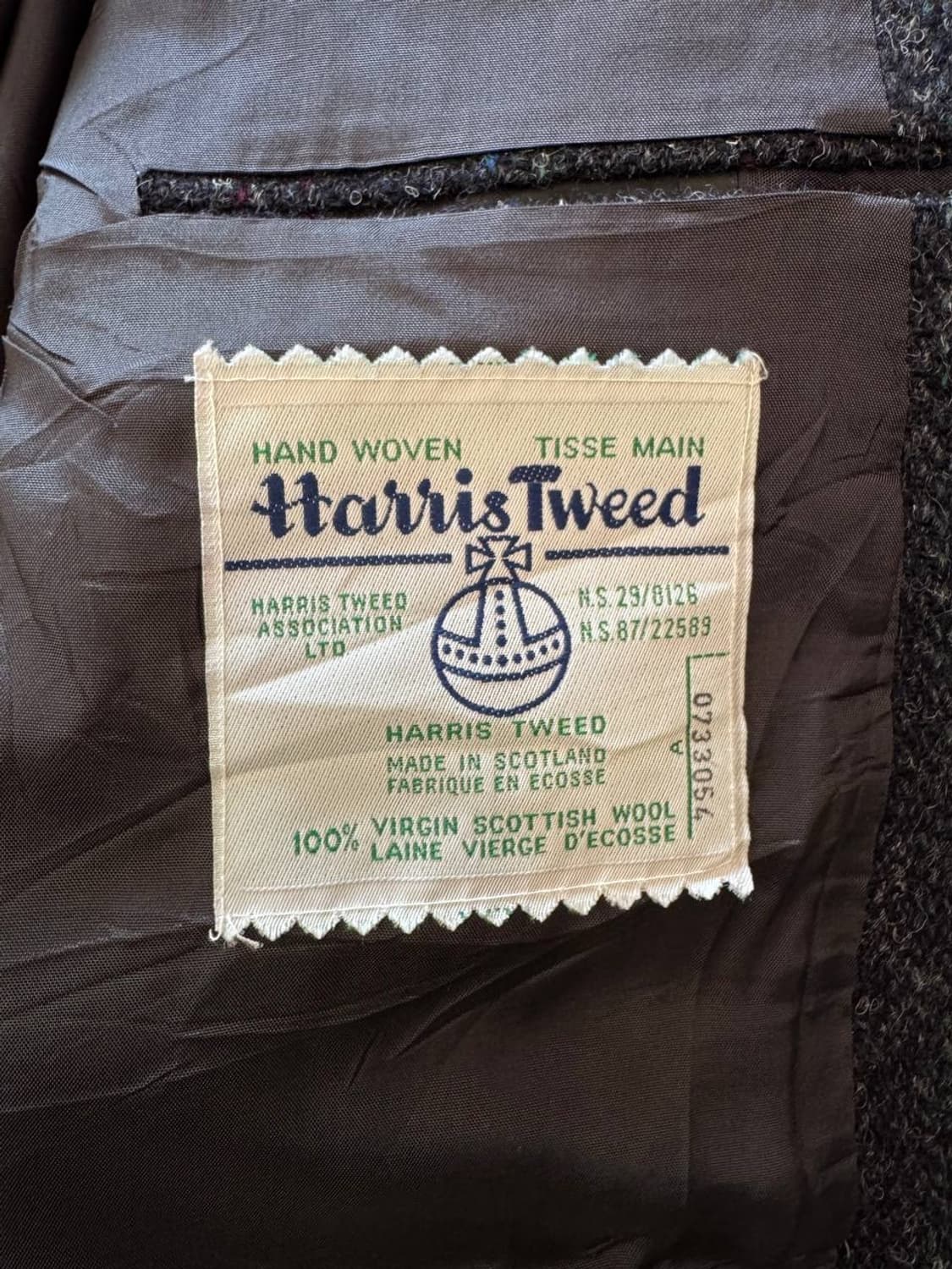 Harris tweed wool blazer 상품이미지4