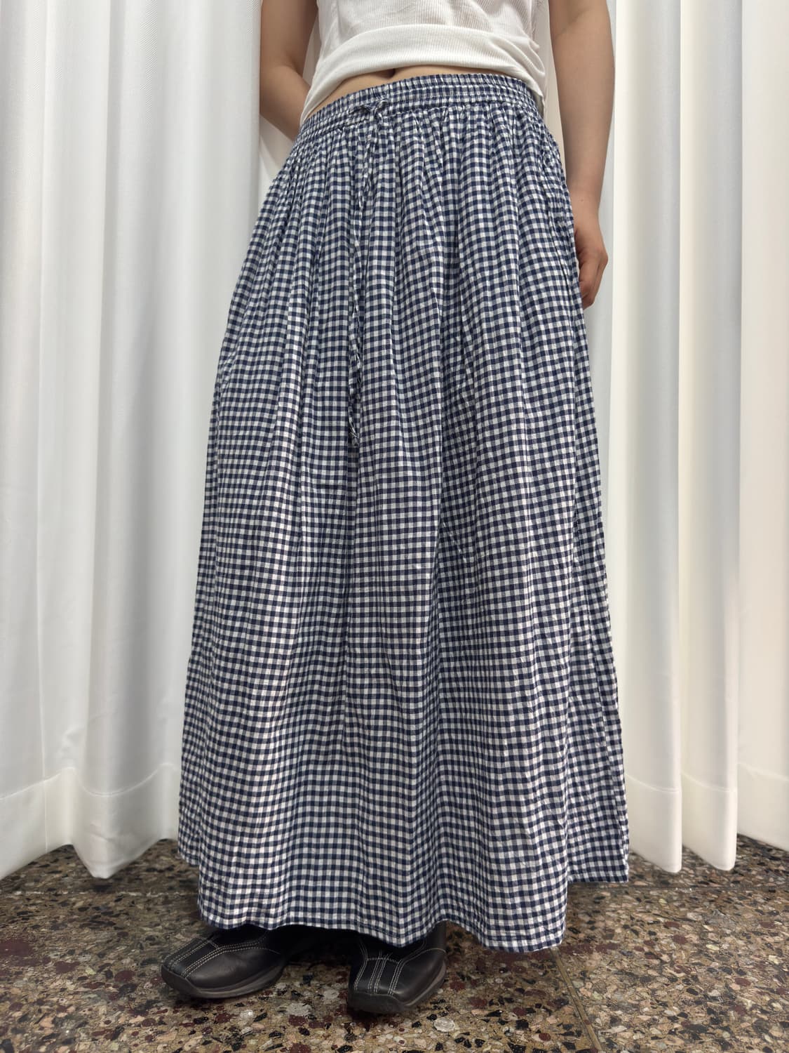 mori check skirt 상품이미지2