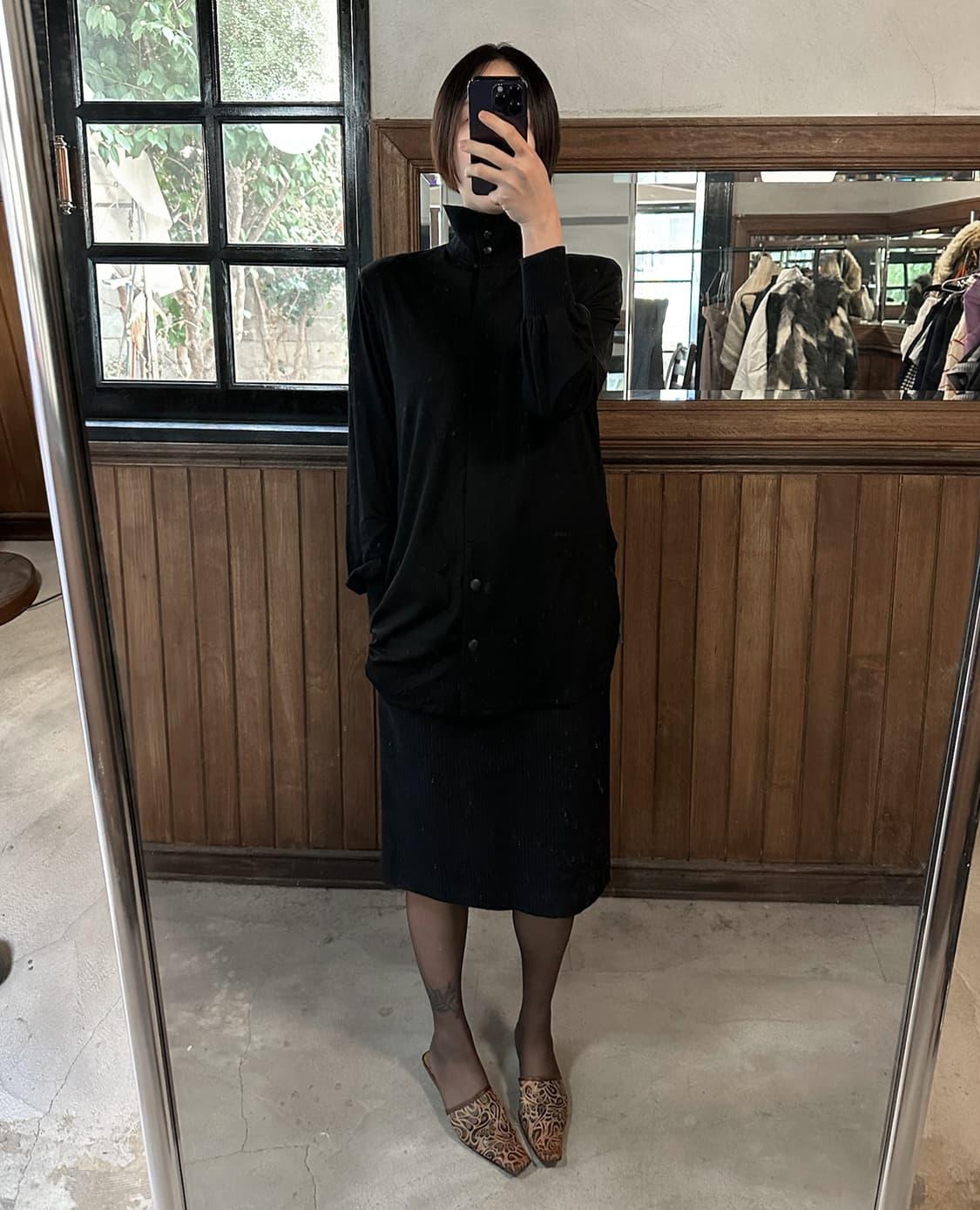 COMME DES GARCONS silk blend wool stripe 상품이미지7