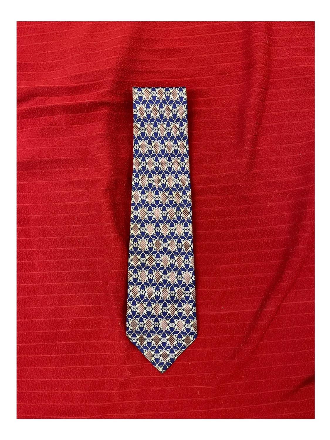 지아니 베르사체 패턴 넥타이 블루 #csz3055 상품이미지1