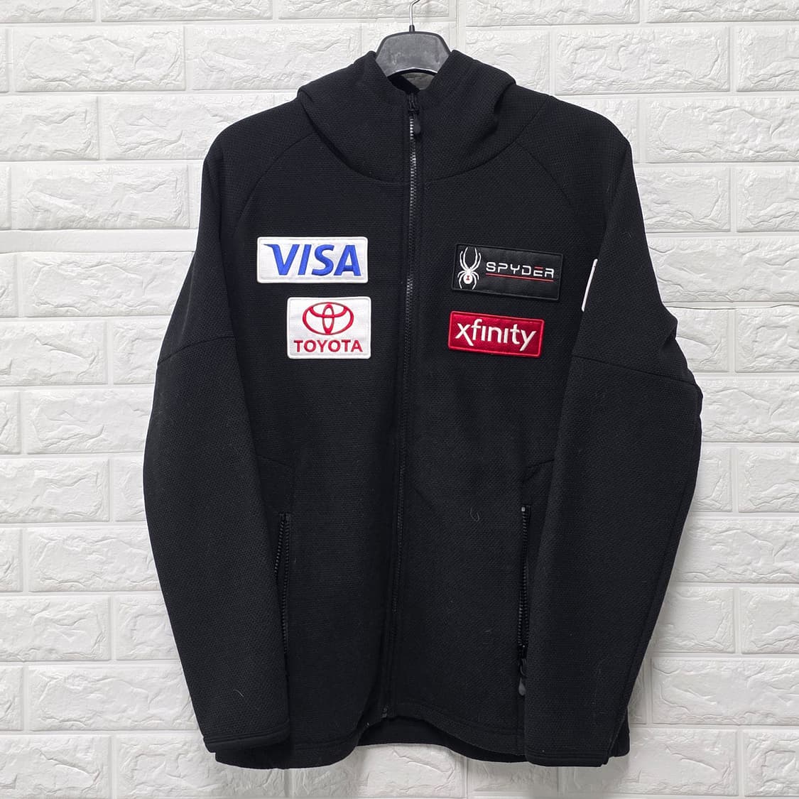 택포_ 스파이더 US 스키팀 후드 집업 L 상품이미지1