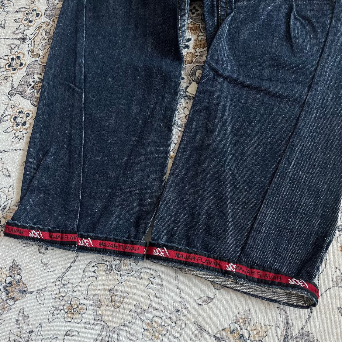 MF! 마자플라바 레터링 디테일 데님팬츠 상품이미지3