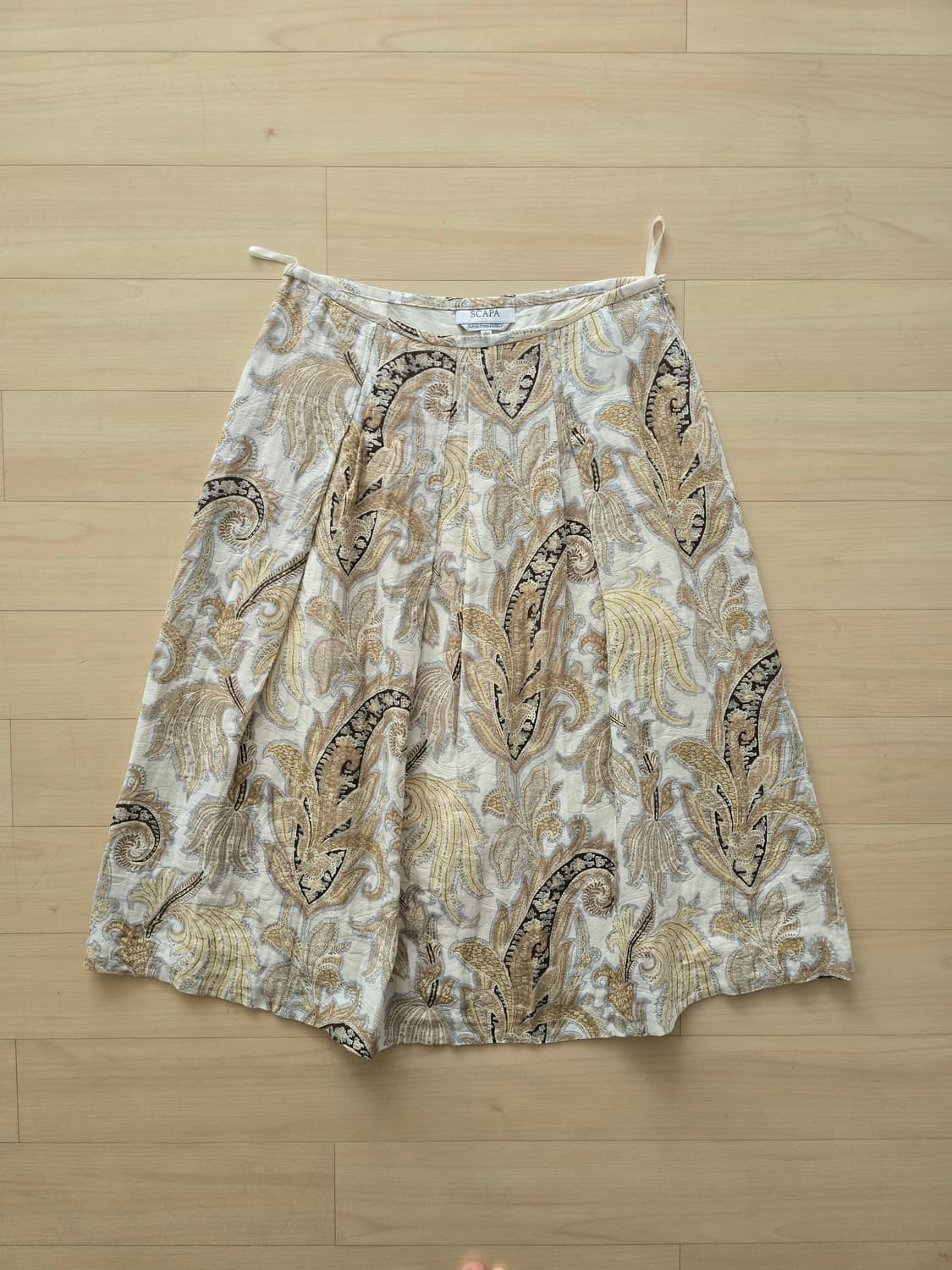 SCAPA Italy fabric linen skirt 상품이미지1