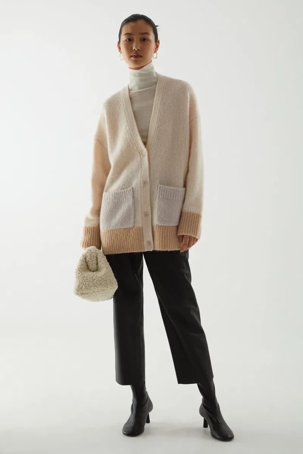COS 알파카 울 가디건 M  상품이미지1