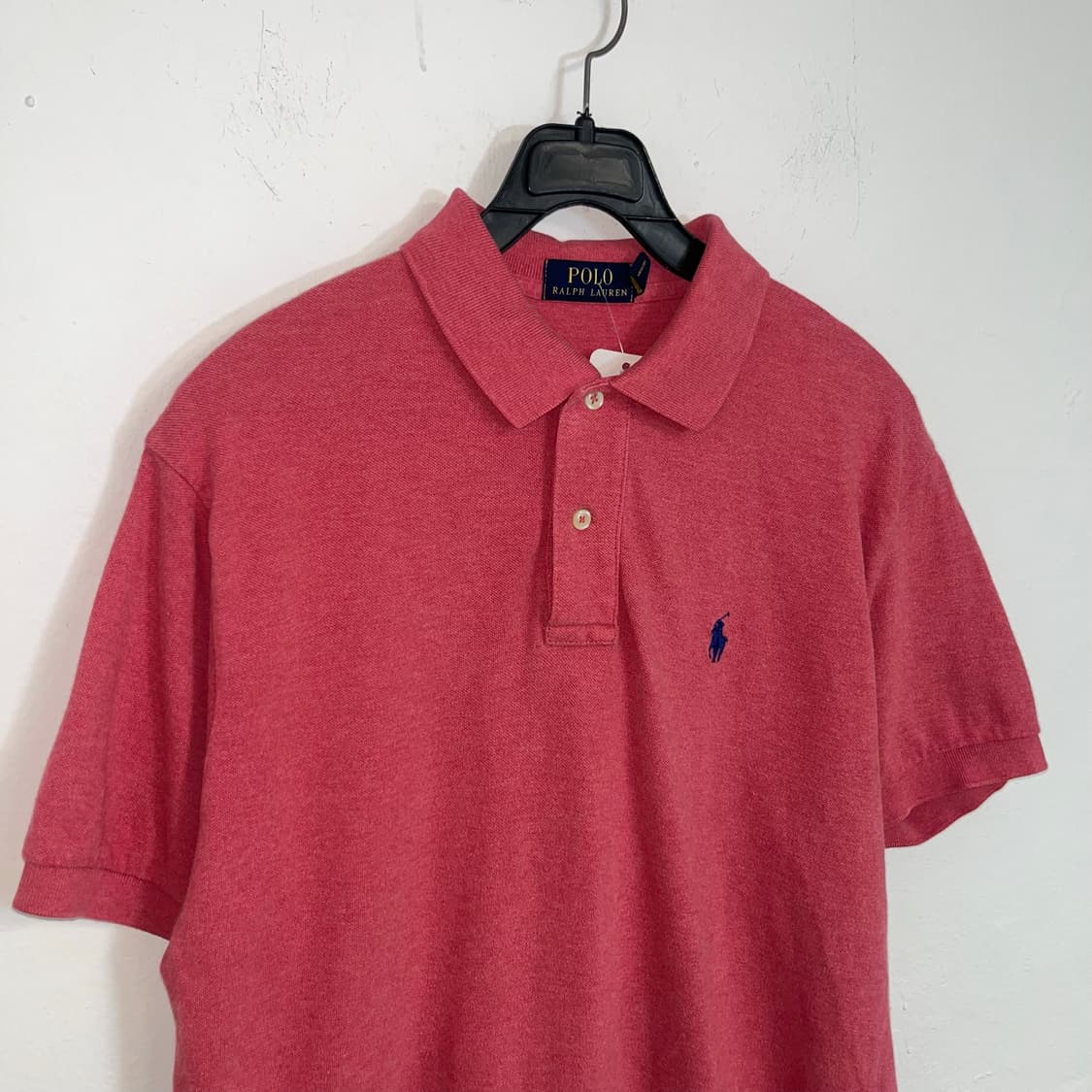 Polo Ralph Lauren Crimson Red Collar Tee 상품이미지4