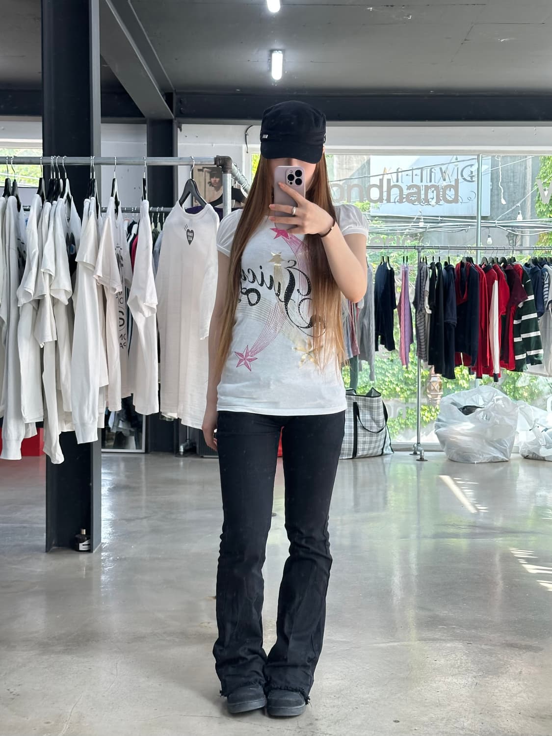 쥬시꾸뛰르 Y2k 스타큐빅 반팔티 상품이미지3