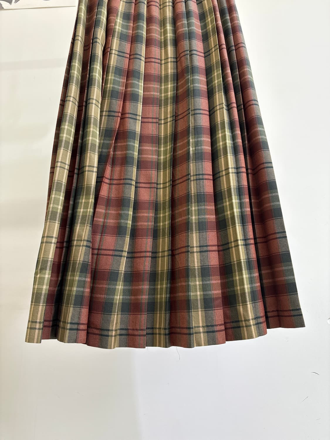 LAURA ASHLEY (Made in Japan) 체크스커트 상품이미지4