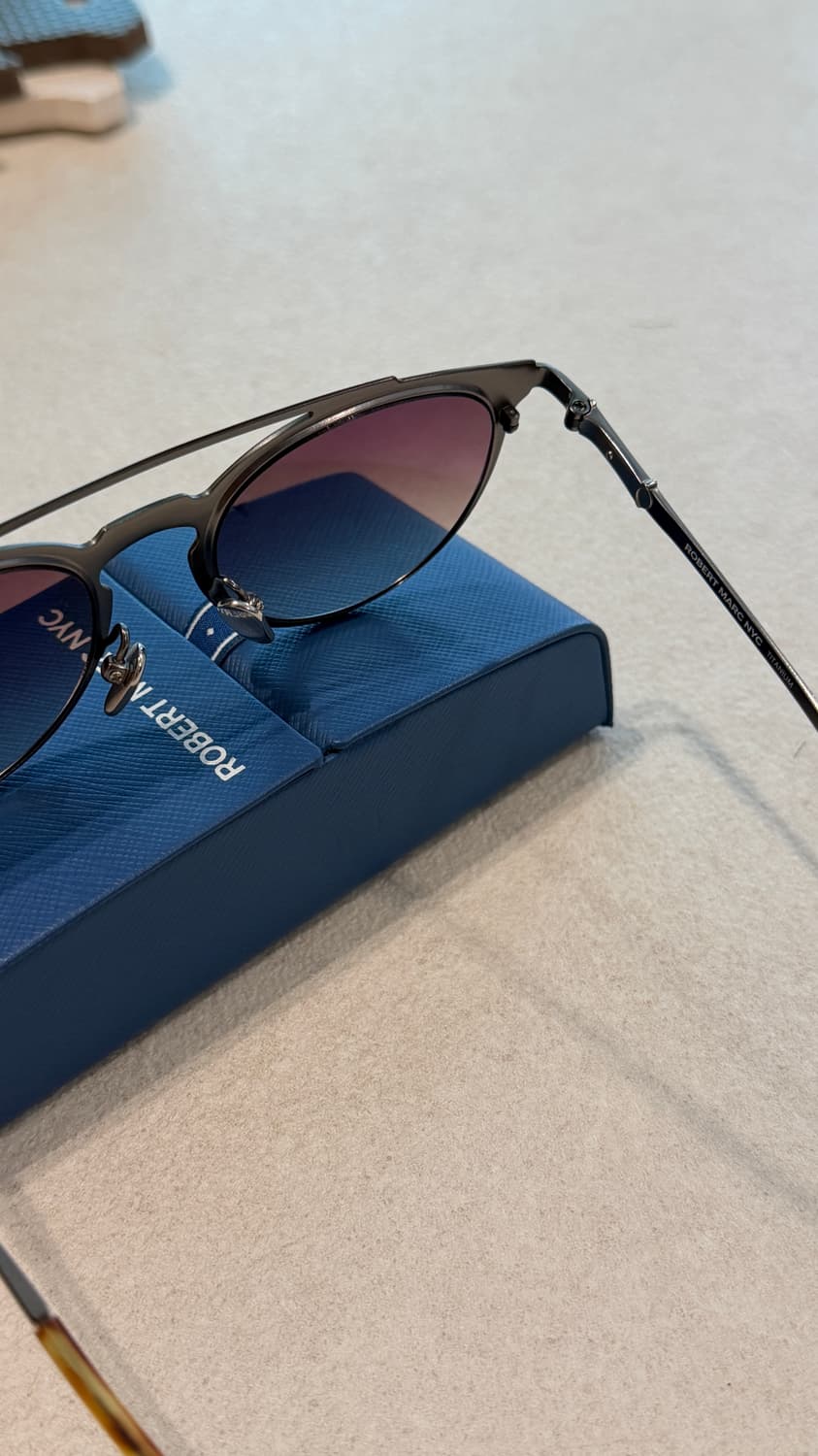 ROBERT MARC NYC 보잉 선글라스 앤틱골드 상품이미지4