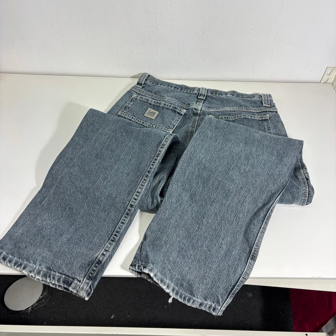 M 30-32 LEE DUNGAREES 일자핏 카펜더 데님팬츠 청바지 상품이미지5