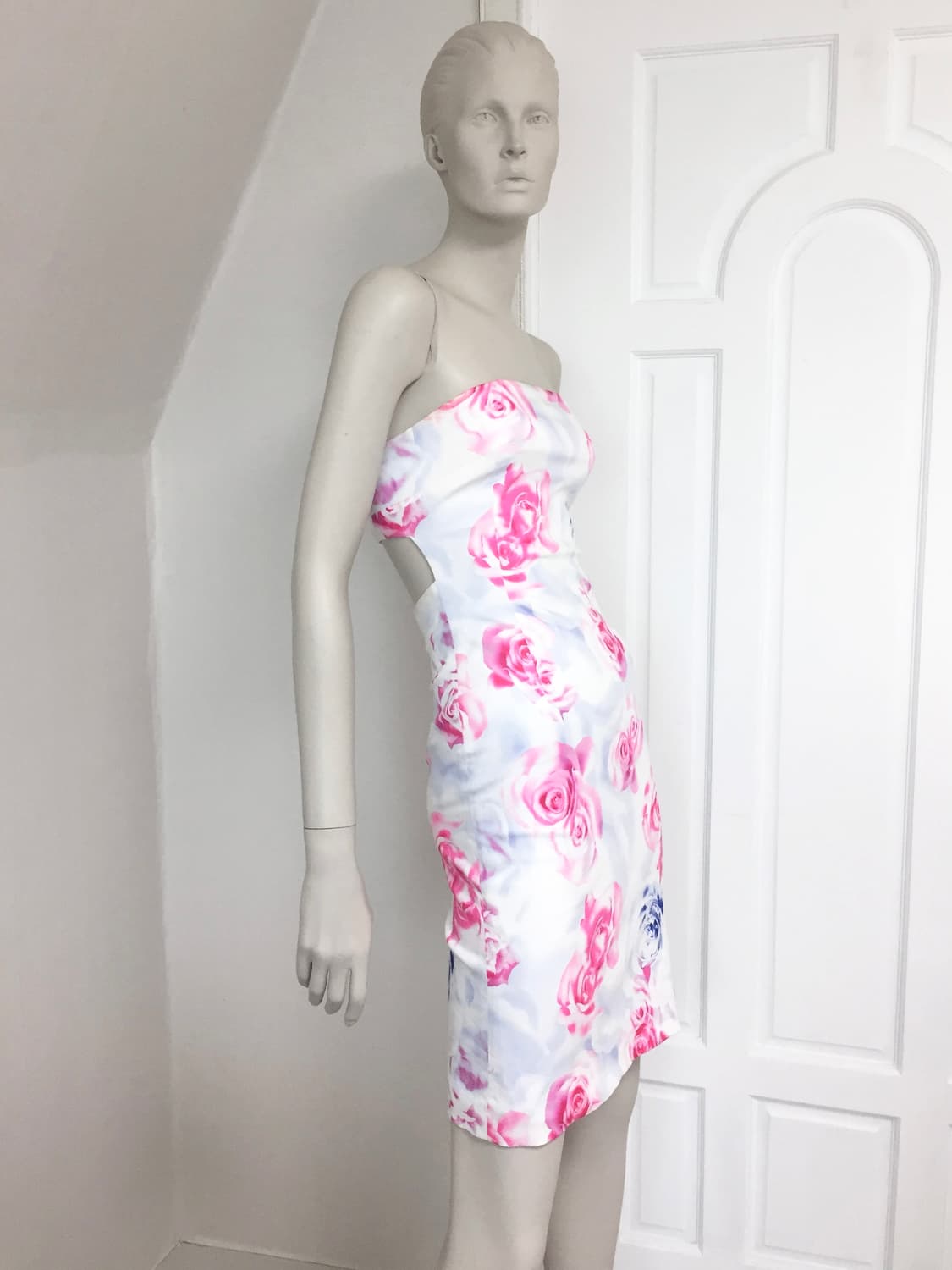 Versus 1990’s airbrush Rose mini dress 상품이미지3