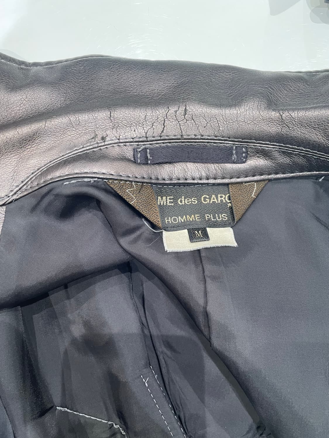 꼼데가르송 옴므플러스 21SS 라이더 자켓 상품이미지6