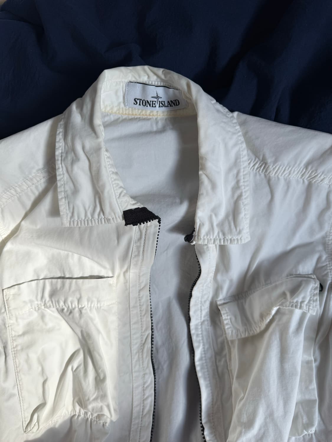 백화점 스톤아일랜드 화이트 자켓 상품이미지5