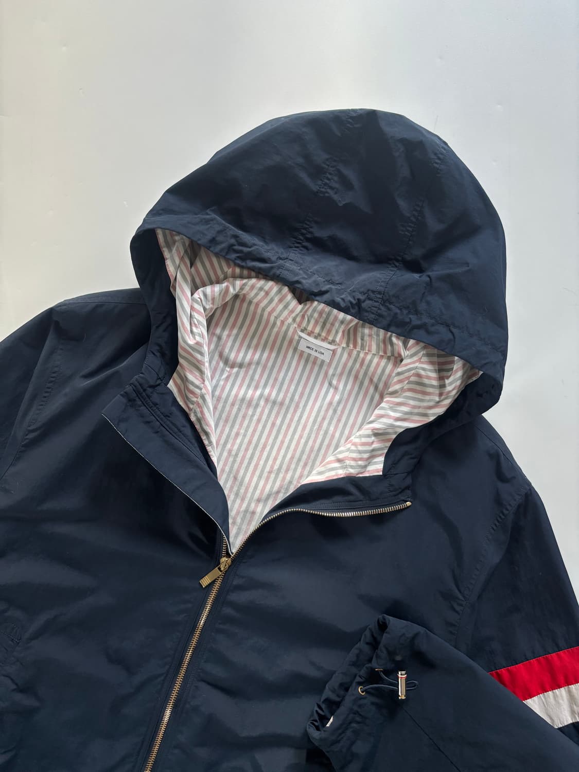 Thom Browne 톰브라운 암 스트라이프 후드 자켓 상품이미지5