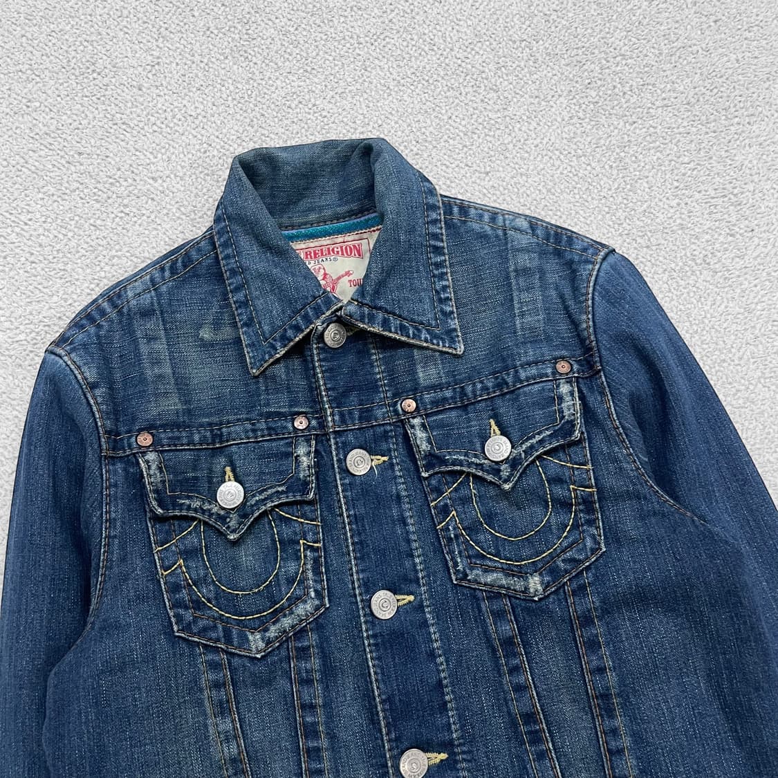 트루릴리전 포켓 자수 데님 자켓 상품이미지2