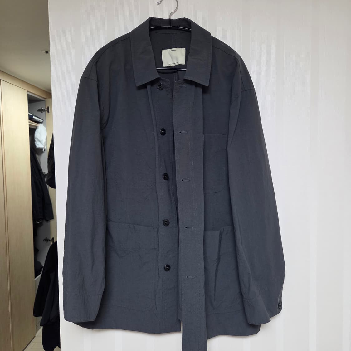 포터리 나일론 워크자켓 차콜 2 상품이미지2