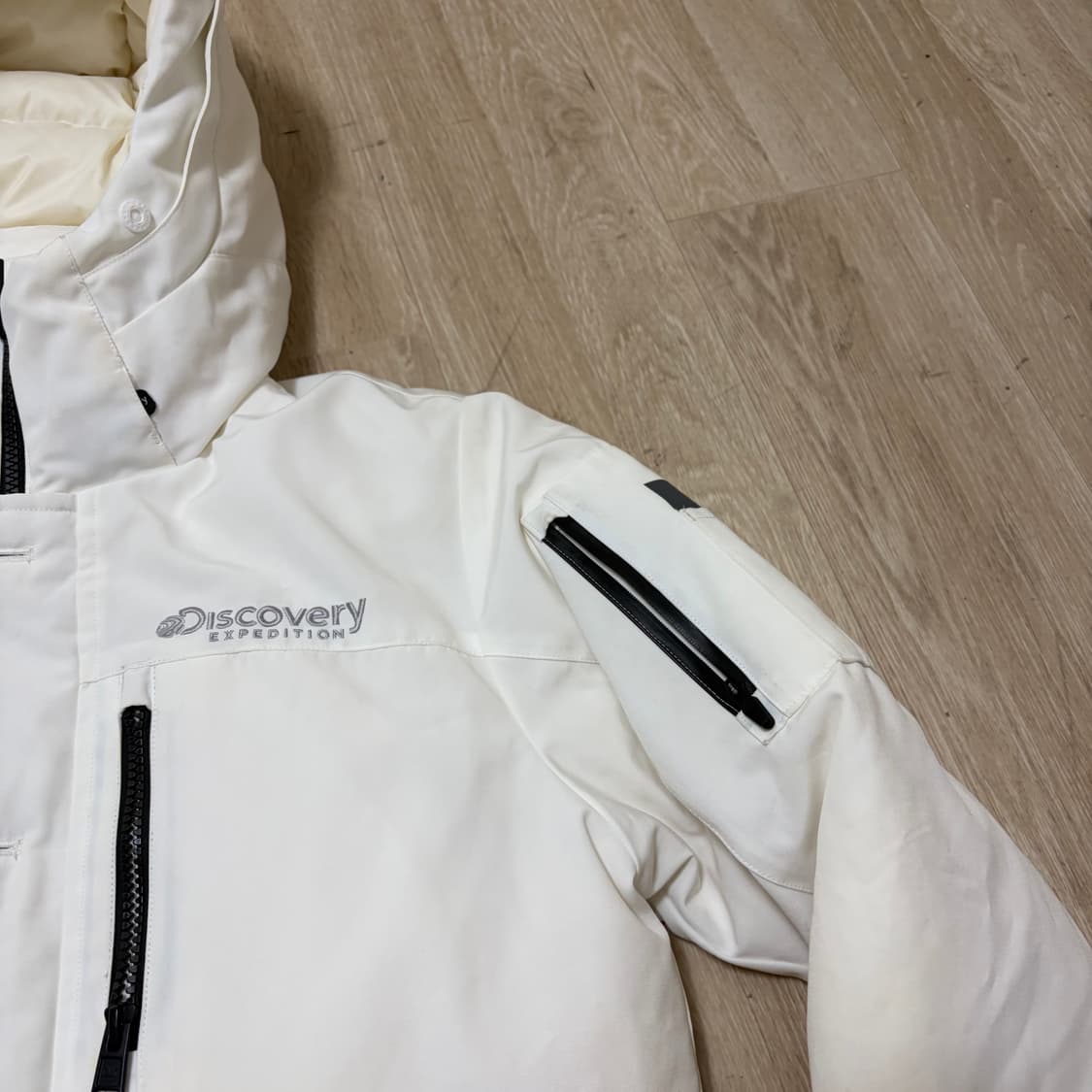 디스커버리 여성 후드 숏패딩 M/95  상품이미지4