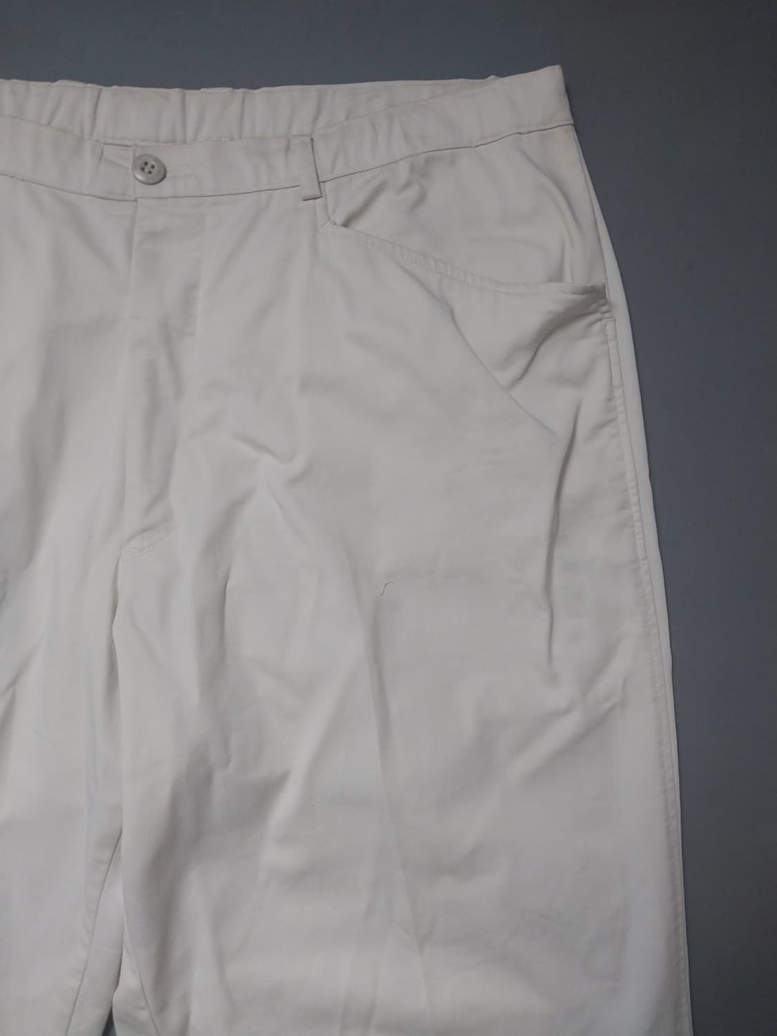 [37] 아이스버그 진스 린넨 벌룬 치노 팬츠 아이보리 상품이미지4