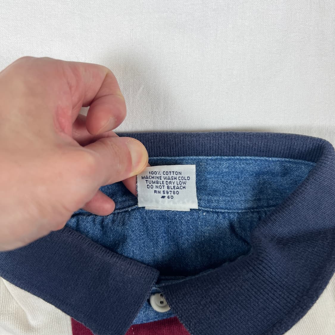 90’s 게스 guess 스펠아웃 반팔 피케셔츠 카라티 상품이미지7