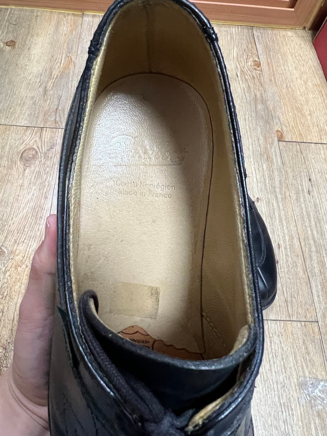 택포19) 파라부트 아비뇽 느와르 블랙 UK7.5 265~270 상품이미지5