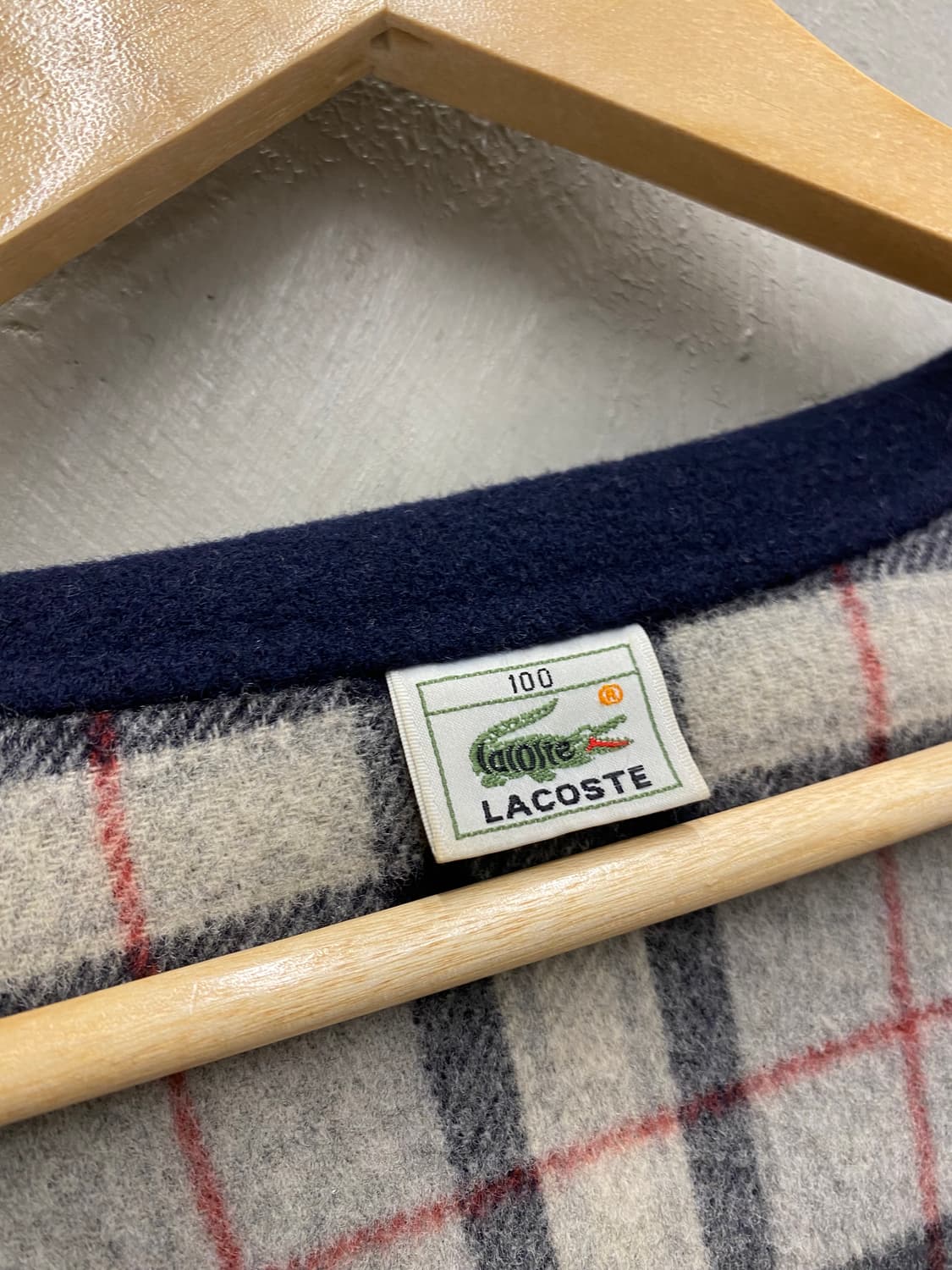 [100] 90s Lacoste 라코스테 네이비 울 블루종 자켓 상품이미지8