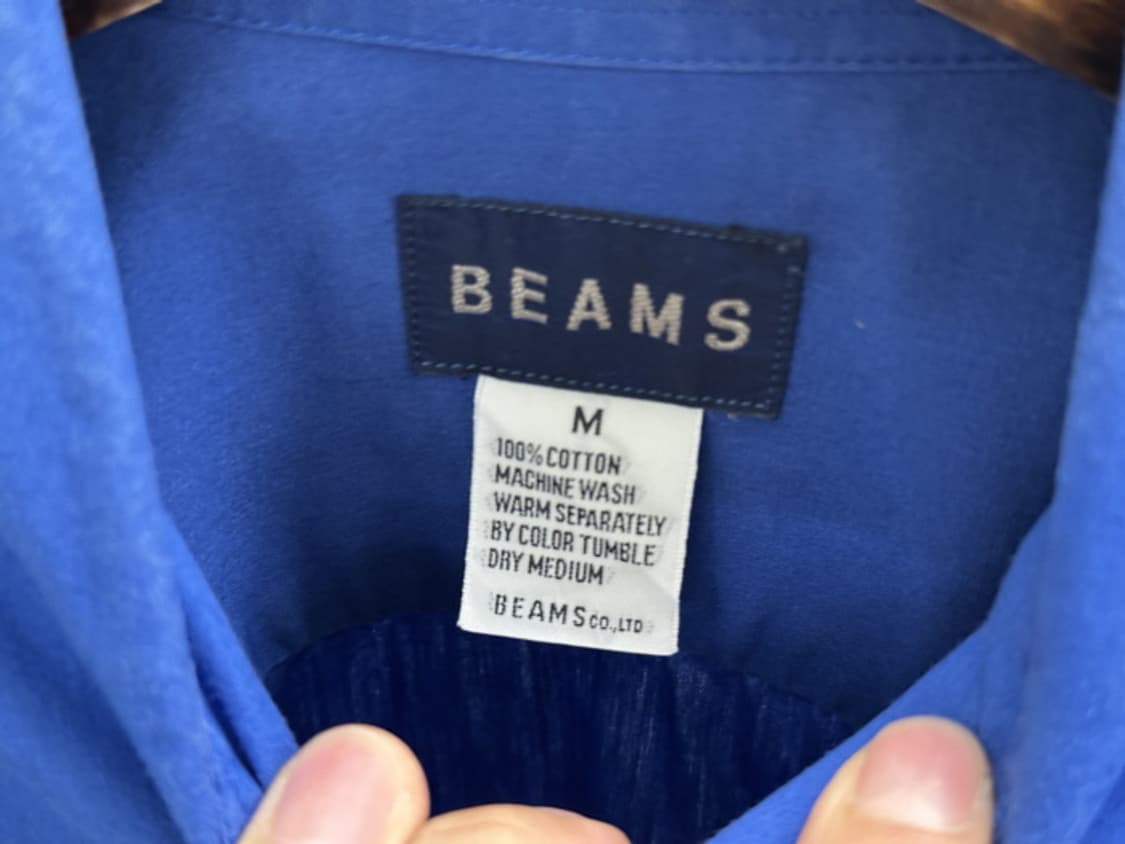 BEAMS 자개 버튼 셔츠 (M~L) 상품이미지8