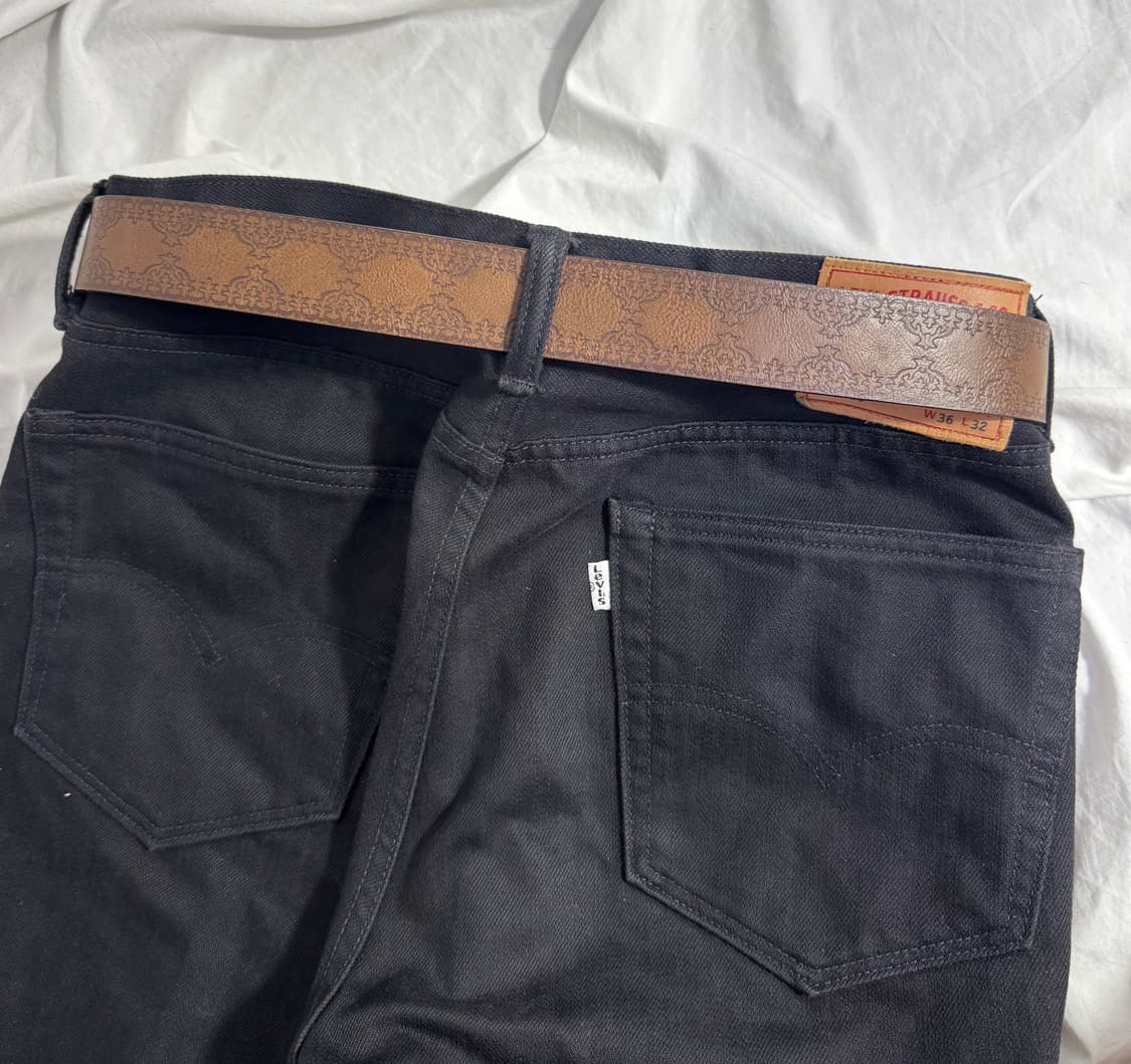 빈티지 오리엔탈 레더 벨트 상품이미지2