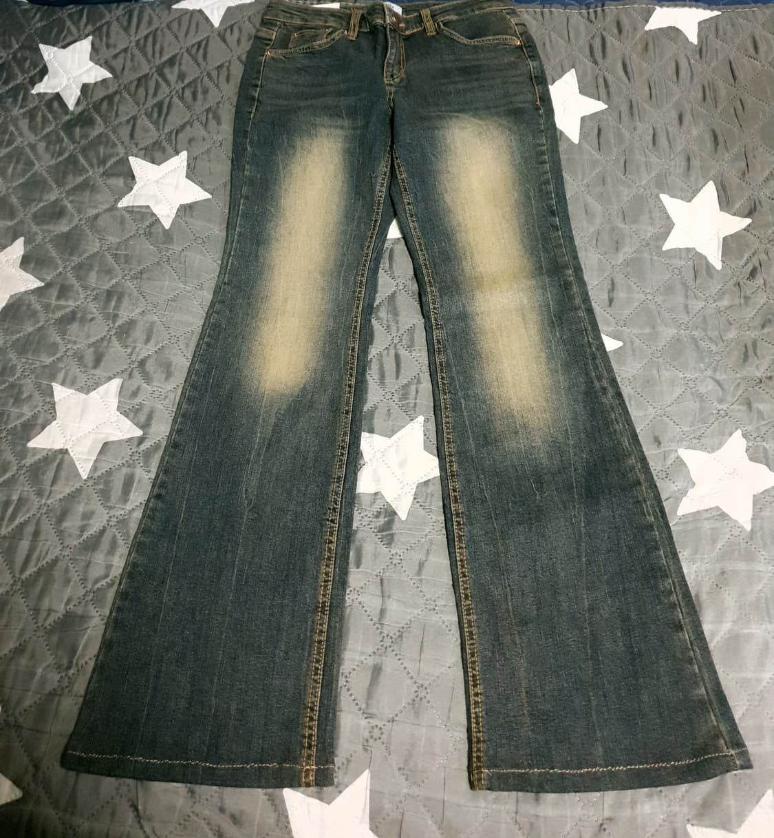 JJIM 빈티지워싱 로우라이즈 부츠컷 스판 데님팬츠 (M) 4종류 상품이미지7