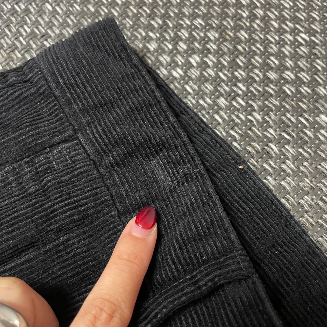 (32) Lee 블랙 골덴 팬츠 릴렉스드 핏 상품이미지3