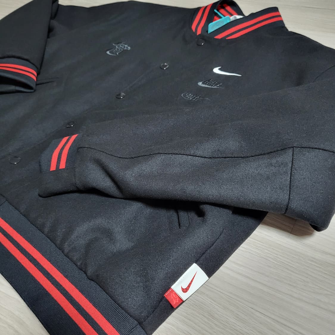 나이키 바시티 자켓 블랙 색상 3Xl 새상품 상품이미지6