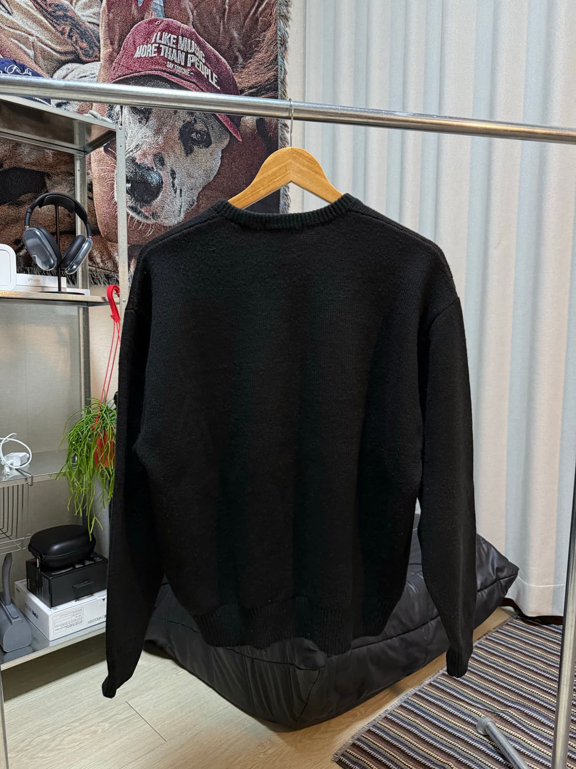 슈프림 트래셔 검빨 니트 상품이미지2