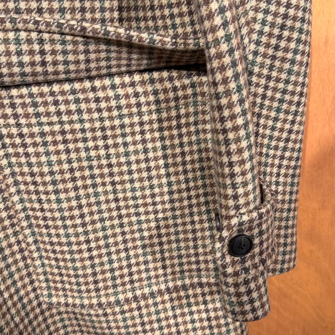 HIS HAZZYS 히스 헤지스 하운드투스 울 발마칸 코트 L 상품이미지7