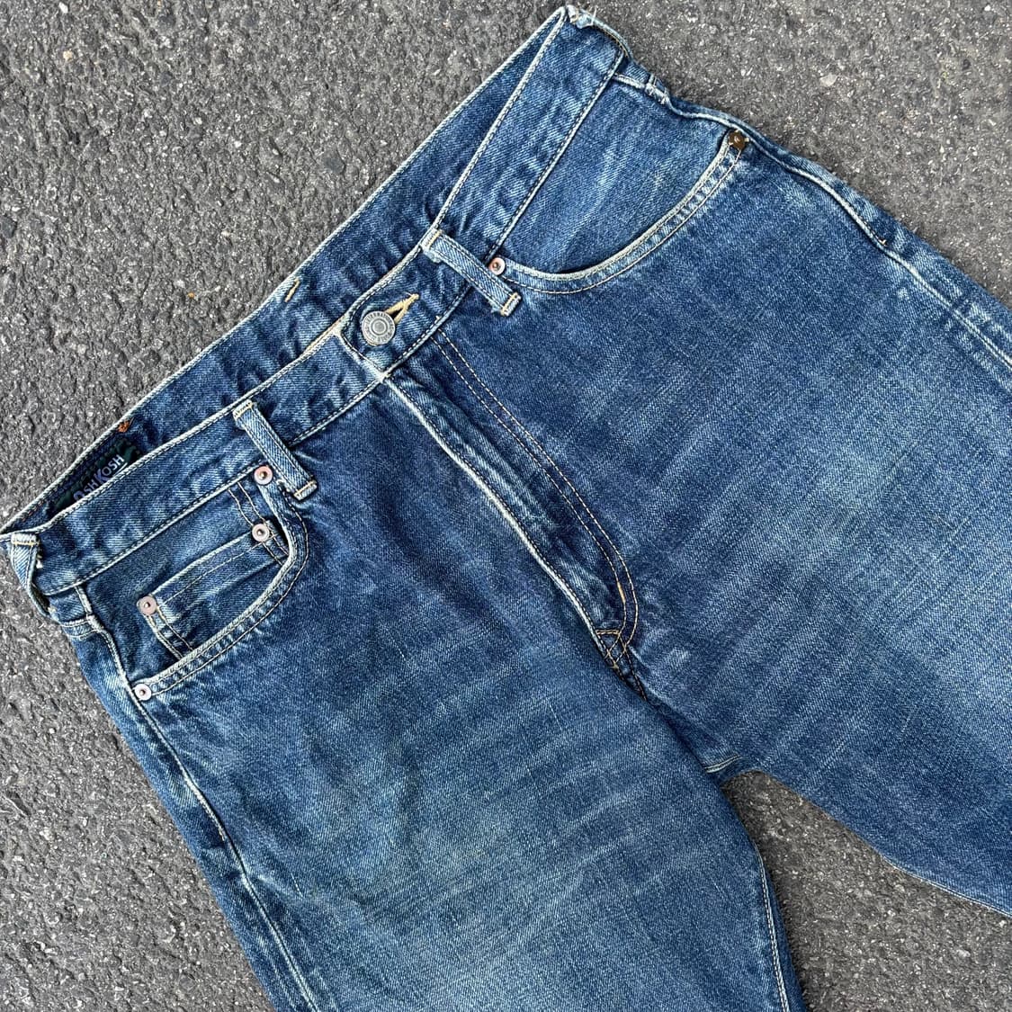 일본 오쉬코쉬 비고쉬 셀비지 데님 팬츠 상품이미지6