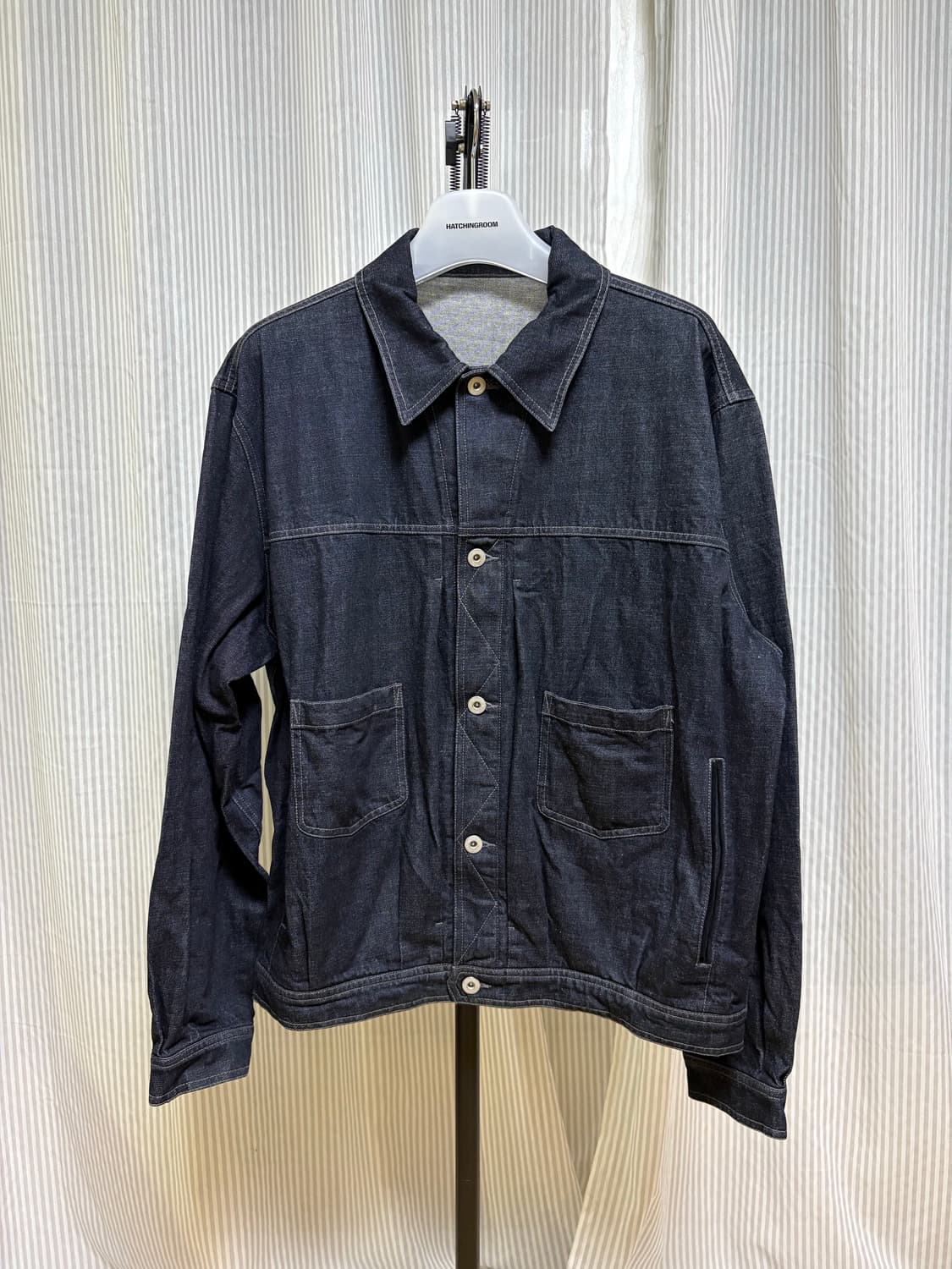 4) 폴리테루 데님 트러커 자켓 인디고 상품이미지2