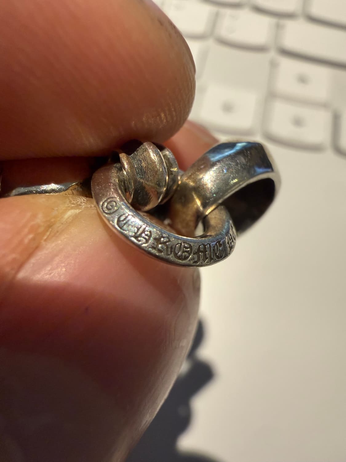 크롬하츠 하트 위드 베일 펜던트 상품이미지4