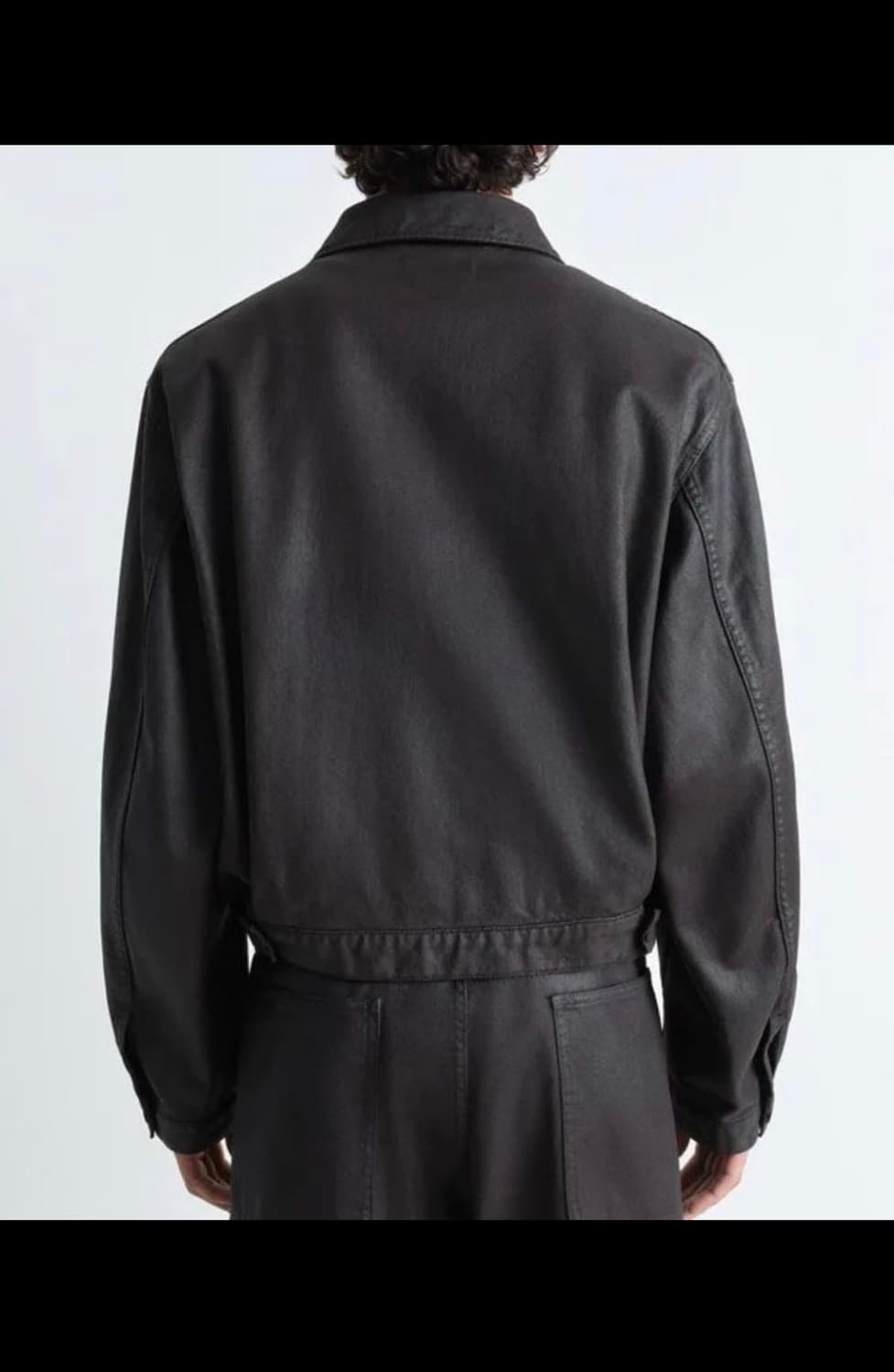 [50] Lemaire 샤이닝 코팅 트러커 데님 자켓 상품이미지3