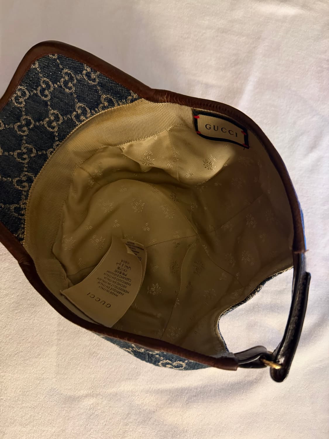 구찌 데님 볼캡 XL 상품이미지2