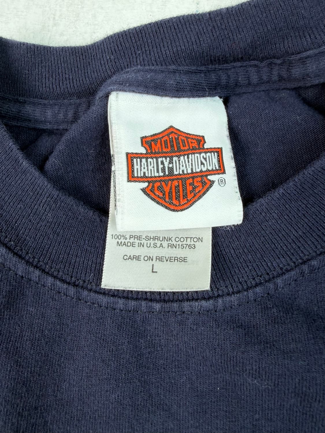 00s Harley Davidson L/S Tee (navy) 상품이미지3