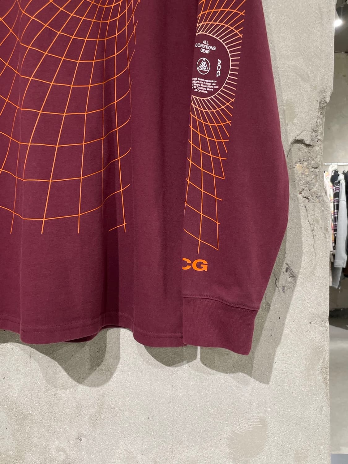 나이키 acg 나이트 마룬 맨홀 크루넥 롱 슬리브 상품이미지5