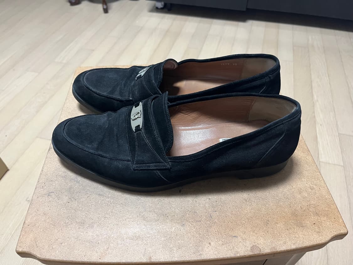 Gianni Versace 블랙 스웨이드 로퍼 상품이미지2